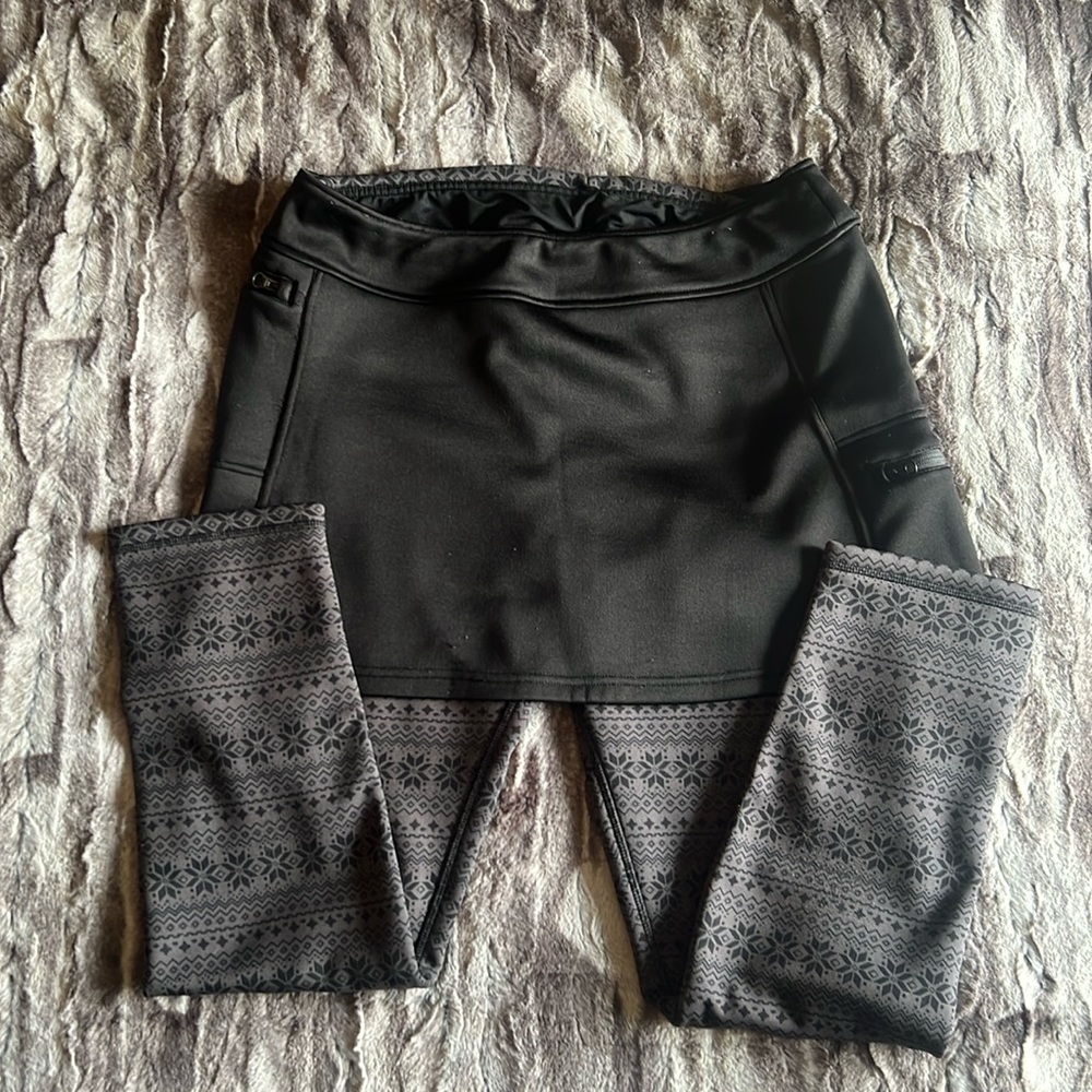 Fleece Leggings and Skirt